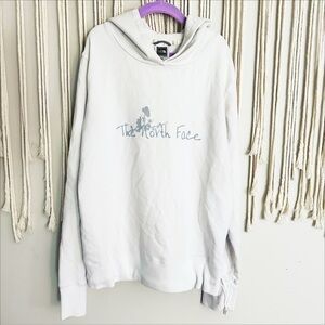 THE NORTH FACE Long Sleeve Ivory Floral Hoodie Girl’s Size Medium